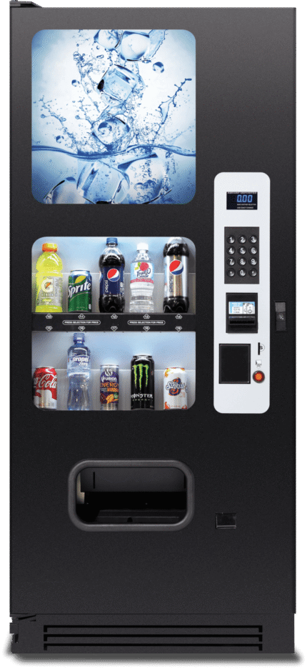 10 Selections Soda & Soft Drink Vending Machine-Used