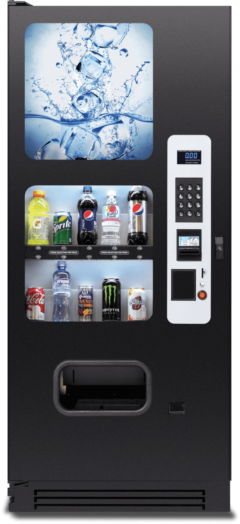 10 Selections Soda & Soft Drink Vending Machine-Used