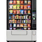 MarketOne Snack 6W Vending Machine with Card Reader
