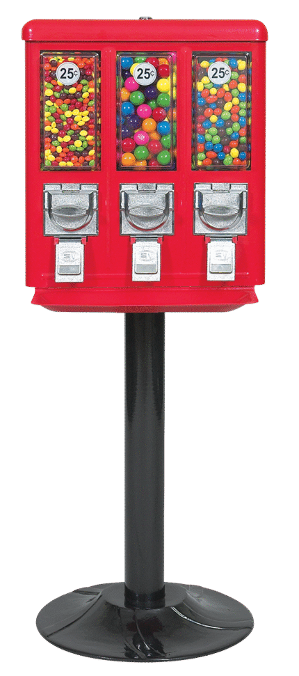 Triple Vend Gumball/Candy Machine